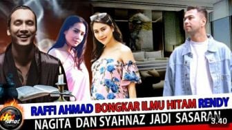 CEK FAKTA: Raffi Ahmad Bongkar Ilmu Hitam Rendy Kjaernett, Syahnaz dan Nagita Slavina Jadi Sasaran