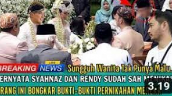 Syahnaz Sadiqah dan Rendy Kjaernett Sudah Nikah Siri? Ternyata Begini Faktanya