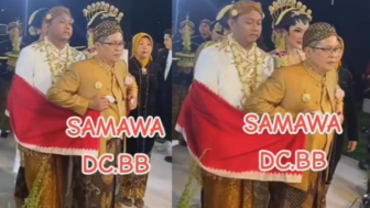 Bella Bonita Hamil Duluan? Ekspresi Denny Caknan hingga Kembar Mayang Jadi Sorotan: pengantinnya lagi. . .