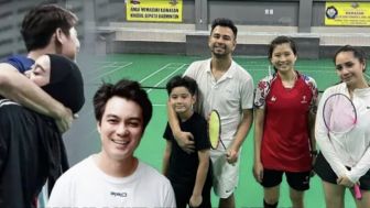 Baim Wong Janjikan Hadiah Ini ke Lesti Kejora dan Rizky Billar jika Berhasil Kalahkan Raffi-Nagita di Pertandingan Badminton