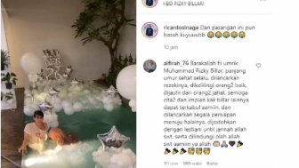 Manisnya Ungkapan Rizky Billar pada Lesti Kejora saat Ulang Tahunnya: Terima Kasih Sayang, semoga. . .