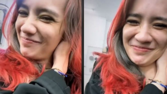 Putri Anne Cat Rambut Jadi Merah Terang, Tanda Sudah Cerai dengan Arya Saloka?