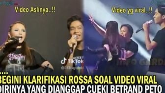 Begini Klarifikasi Rossa Usai Videonya Viral Dituding Cuekin Betrand Peto di Atas Panggung: Betapa Mudahnya Orang...