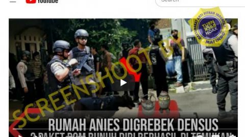 CEK FAKTA: Rumah Anies Baswedan Digrebek Densus Temukan 2 Bom Bunuh Diri, Benarkah?