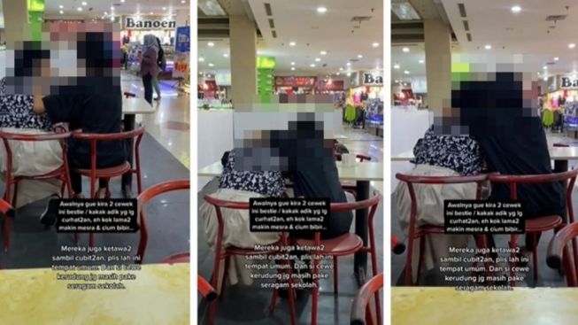 Viral! Diduga Pasangan Sesama Jenis Umbar Kemesraan di Tempat Terbuka