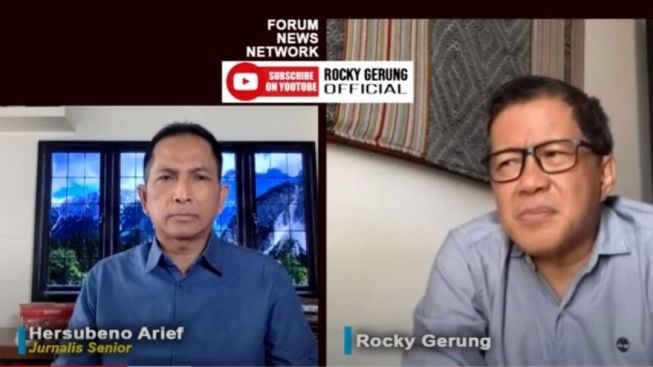 Rocky Gerung Sebut jika Data Bjorka tidak Benar maka Istana Harus Buka Data Sebenarnya