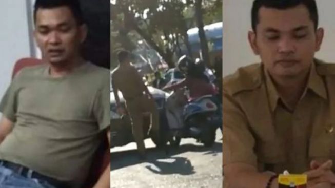 Tertangkap Polisi! Video Viral ASN Tendang Motor Wanita hingga Terjungkal