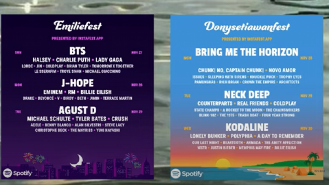 Instafest Spotify App di Web, Kunjungi instafest.app Langsung Jadi, Cobain Sekarang!