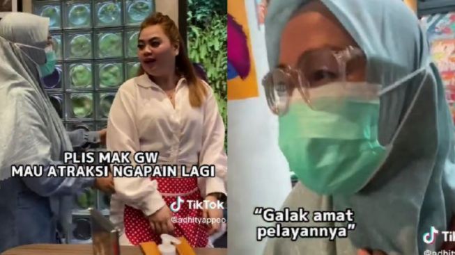 Viral Pelayan Karens Diner Usung Konsep Bikin Emosi Pelanggan, Hadapan dengan Emak-emak ini Auto Ramah