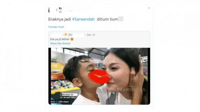 Selain Minum Asi, Betrand Peto Curi Kesempatan ini Saat Sarwendah di Kolam Renang