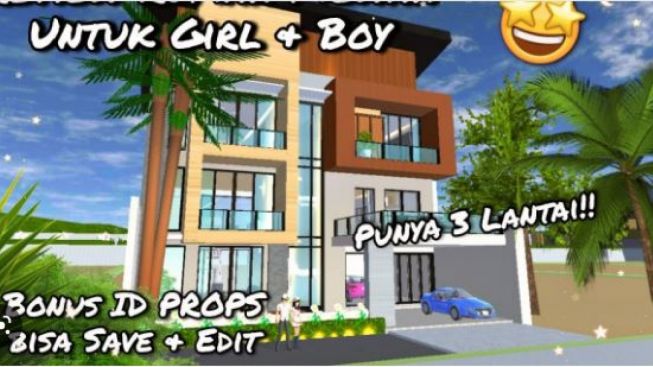 tiktok id dekorasi rumah girl sakura school simulator