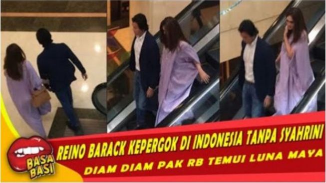 Cek Fakta: Tanpa Syahrini, Reino Barack Kepergok di Indonesia Diam-Diam Temui Luna Maya, Benarkah?