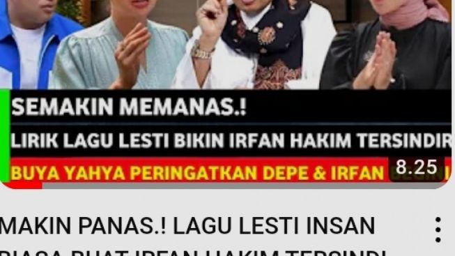 CEK FAKTA: Makin Panas! Lagu Lesti Buat Irfan Hakim Tersindir, Buya Yahya Peringatkan, Benarkah?