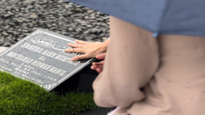 Peziarah Berdatangan ke Makam Eril di Bulan Ramadhan, Atalia Ucapkan Terimakasih, Termasuk kepada 'Ucing Olin'