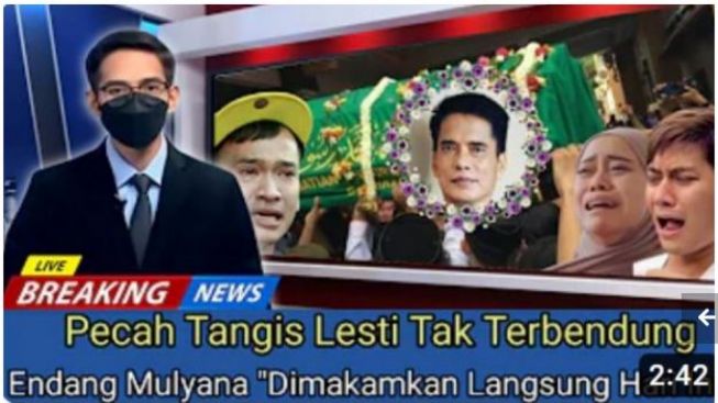 Cek Fakta: Pecah Tangis Lesti Kejora Tak Terbendung, Endang Mulya Dimakamkan Langsung Hari Ini?
