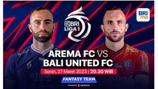 Pertandingan Bri Liga 1 Malam Ini! Berikut Link Live Streaming Arema vs Bali United