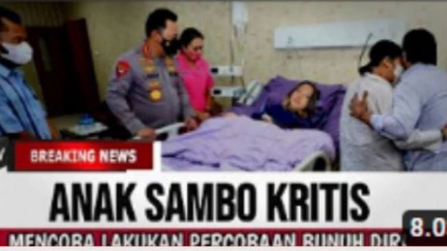 Cek Fakta: Trisha Eungelica Anak Ferdy Sambo Coba Bubuh Diri, sampai Kritis Tak Sadarkan Diri, Benakah?