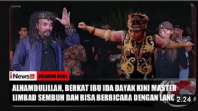 CEK FAKTA: Alhamdulillah, Master Limbad Bisa Bicara Lancar, Usai Ibu Ida Dayak Beri Ramuan Barunya?