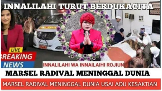 CEK FAKTA: Innalilahi, Marcel Radival Meninggal Dunia Usai Adu Kesaktian dengan Ida Dayak, Benarkah?