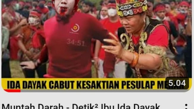 CEK FAKTA: Muntah Darah, Ibu Ida Dayak Cabut Kesaktian Marcel Pesulap Merah, Benarkah?