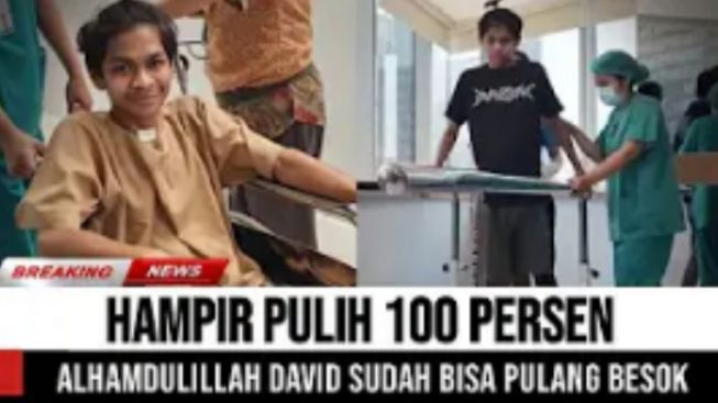 CEK FAKTA: Kabar Baik, David Ozora Sudah Pulih 100 Persen hingga Bisa Pulang, Benarkah?