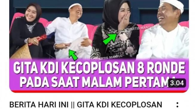 CEK FAKTA: Gita KDI Keceplosan Bocorkan Malam Pertama dengan Dedi Mulyadi, Benarkah?