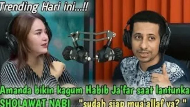 CEK FAKTA: Amanda Manopo Bikin Kagum Habib Jafar Saat Lantunkan Sholawat, Sudah Siap Jadi Mualaf?