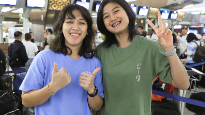Cerita Mudik Pebulutangkis Indonesia Amalia Cahaya Pratiwi dan Fajar Alfian sebelum Berangkat Menuju Badminton Asia Championships 2023
