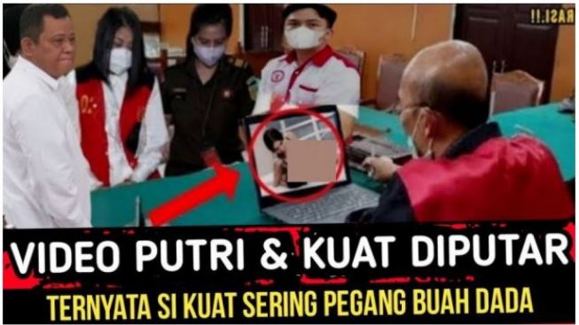 CEK FAKTA: Video Panas Putri Candrawathi dan Kuat Maruf Diputar, Ternyata sang Sopir Sering Pegang Pepaya Kembar Miliki Istri Sambo?