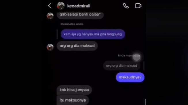 Sosok Pira Terus Disebut - sebut dalam Chat Aditya Hasibuan dan Ken Admiral, Urusan Perempuan Lagi?