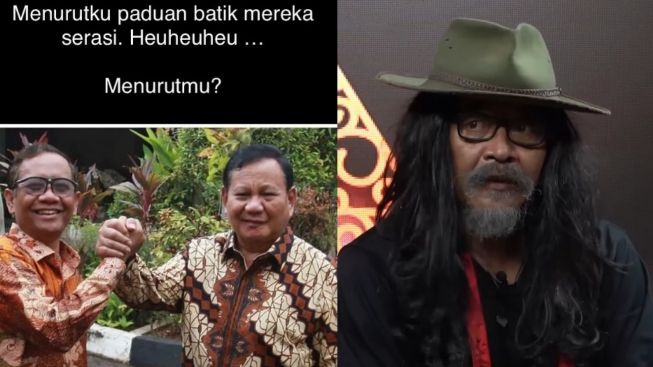 Sujiwo Tejo Sebut Prabowo Subianto dan Mahfud MD Serasi, Cocok Pilpres 2024?