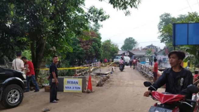 Banjir Bandang Cianjur Akibatkan Dua Jembatan Penghubung antar-Kecamatan Rusak Berat