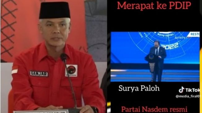 CEK FAKTA: VIRAL Surya Paloh dan NasDem Merapat ke PDIP Resmi Dukung Ganjar Pranowo