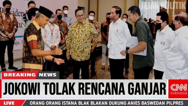 CEK FAKTA: Orang Istana Beri Dukungan Anies Baswedan di Pilpres 2024 hingga Rencana Ganjar Ditolak Jokowi