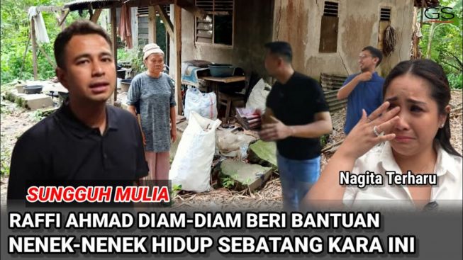 CEK FAKTA: Tak Disangka Begitu Baik, Raffi Ahmad Selama Ini Beri Bantuan Nenek Sebatang Kara hingga buat Gigi Terharu
