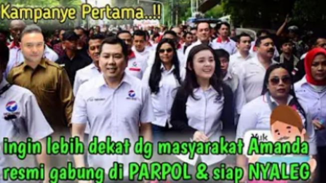 CEK FAKTA: Amanda Manopo Resmi Gabung Partai Politik hingga Siap Jadi Caleg di Tahun 2024 Mendatang