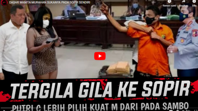 CEK FAKTA: Tergila-Gila ke Sopir, Putri Candrawathi Lebih Pilih Kuat Ma'ruf daripada Ferdy Sambo