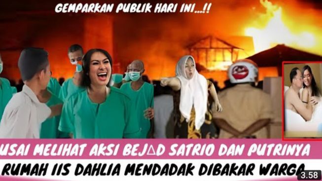 CEK FAKTA: Geger! Rumah Iis Dahlia Mendadak Dibakar Warga Usai Pergoki Aksi Terlarang Satrio dan Salshadilla