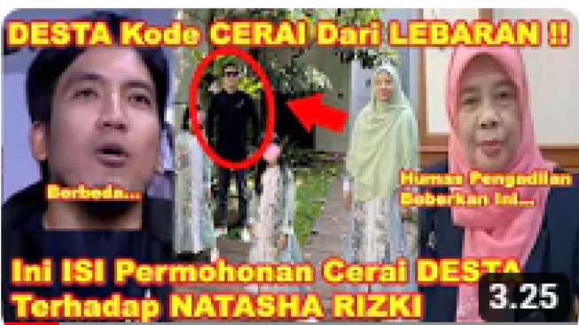 Desta Sudah Beri Kode akan Pisah sejak Momen Lebaran, Benarkah? Cek Faktanya!