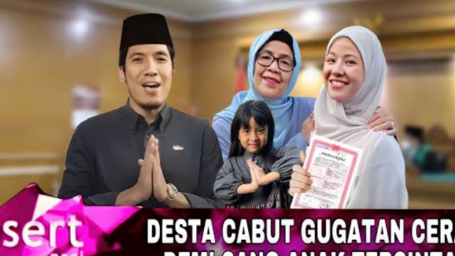 CEK FAKTA: Desta Resmi Rujuk dan Cabut Gugatan Cerai Natasha Rizki Demi Anak, Benarkah?