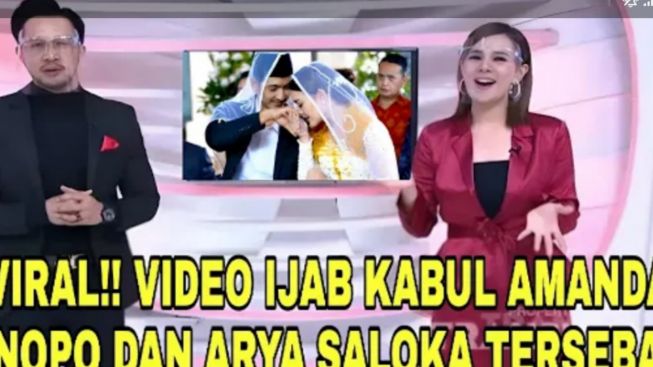 CEK FAKTA: Video Ijab Kabul Arya Saloka dan Amanda Manopo Tersebar, Benarkah?