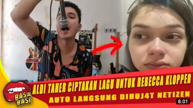 HEBOH! Viral Aldi Taher Ciptakan Lagu Diduga untuk Kasus Video Syur 47 Detik Mirip Rebecca Klopper