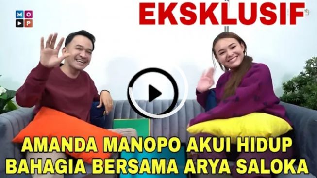 CEK FAKTA: Ekslusif! di Podcast Ruben Onsu, Amanda Manopo Akui Hidup Bahagia Bersama Arya Saloka