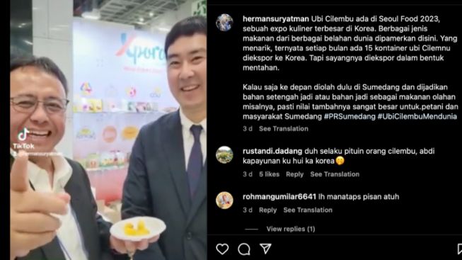Makanan Khas Sumedang Sudah Diimpor ke Korea Selatan 11 Tahun yang Lalu, Sekertaris Daerah Herman Suryatman Ungkapkan Hal Ini
