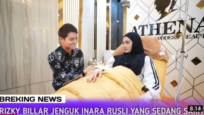 CEK FAKTA: Tanpa Sepengetahuan Lesti Kejora, Rizky Billar Diam-diam Jenguk Inara Rusli yang Sedang Sakit, Benarkah?