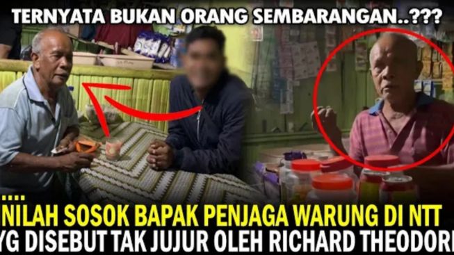 Viral, Sosok Bapak Penjaga Warung yang Disebut Richard Theodore Tak Jujur, Ternyata Bukan Orang Sembarangan