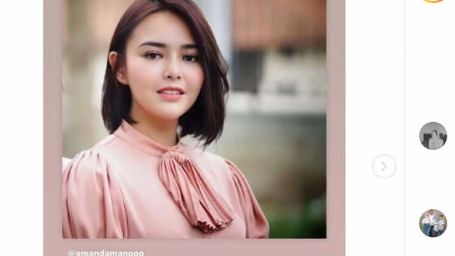 Amanda Manopo Jalani Syuting Iklan Kopi Eh Netizen Dibuat Bingung dengan Ekspresinya