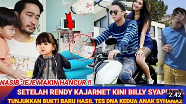 CEK FAKTA: Nasib Jeje Govinda Hancur, Usai Rendy Kjaernett, Kini Billy Syahputra Tunjukkan Bukti Baru DNA Anak Syahnaz