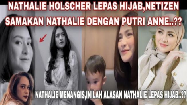 Nathalie Holscher Lepas Hijab, Netizen Samakan Gaya Mantan Istri Sule dengan Putri Anne: pada Kenapa...