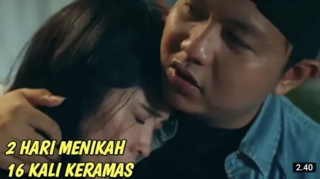 Unggah Video Usai Malam Pertama dengan Bella Bonita, Denny Caknan Ungkap Sudah 16 Kali Keramas